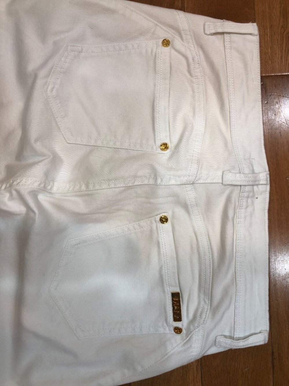 IMAN Smoothing & Sculpting White Skinny Jeans Size 8T - Picture 9 of 10
